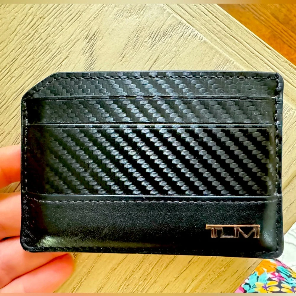 Tumi money clip card holder